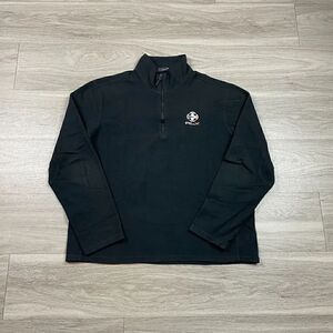 RLX Ralph Lauren Sweater Mens Extra Large Black Fleece Zip Performance
